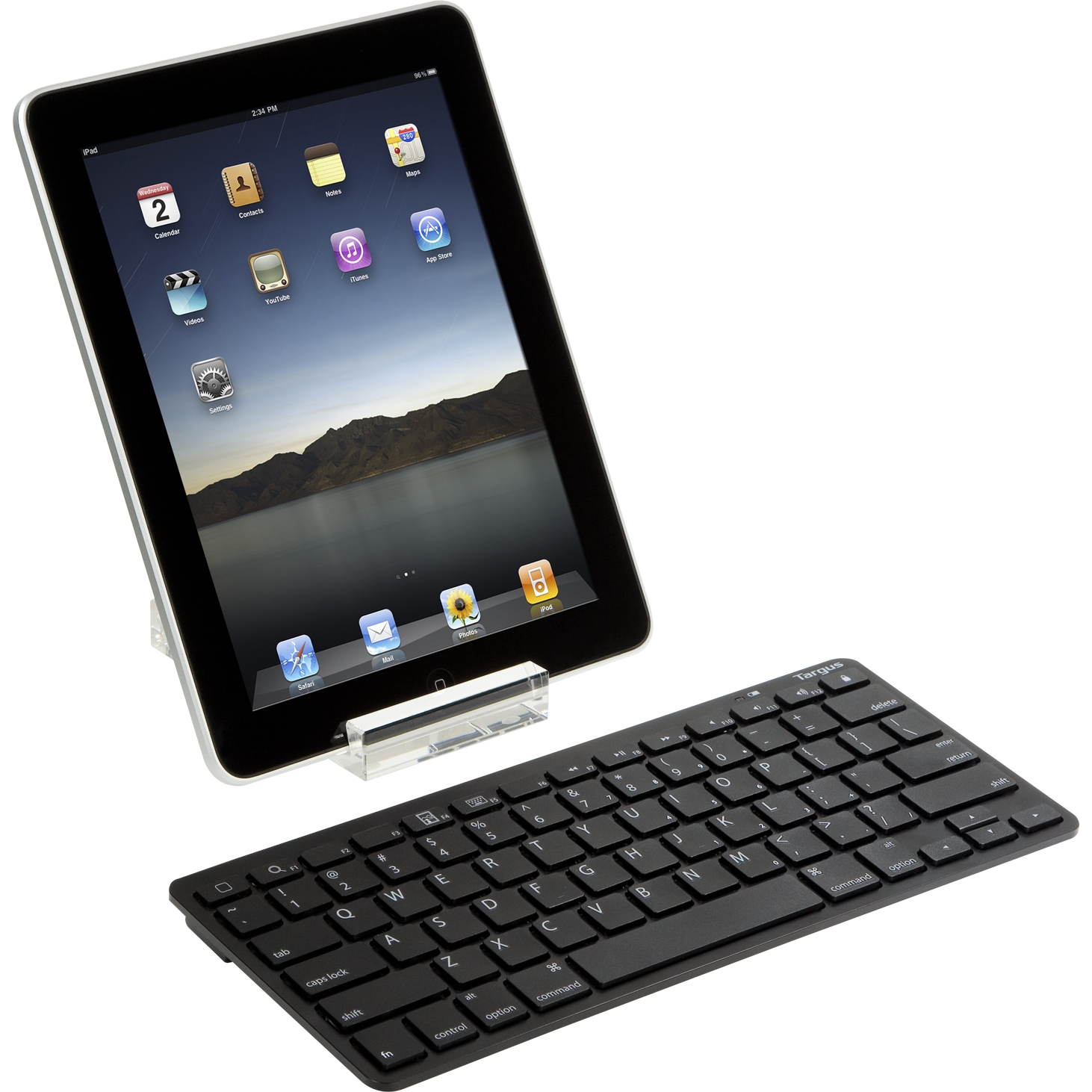 Bluetooth Keyboard for iPad - Black - AKB32US: Keyboards: Targus