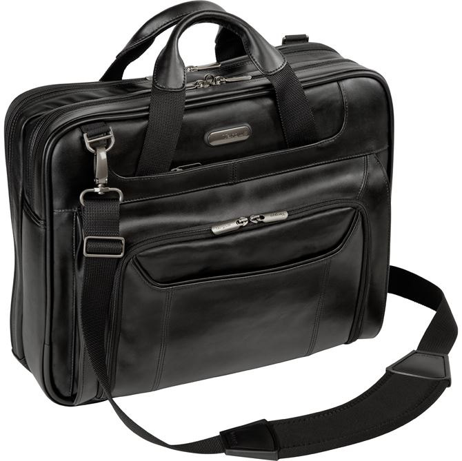 14” Leather Corporate Traveler Laptop Case