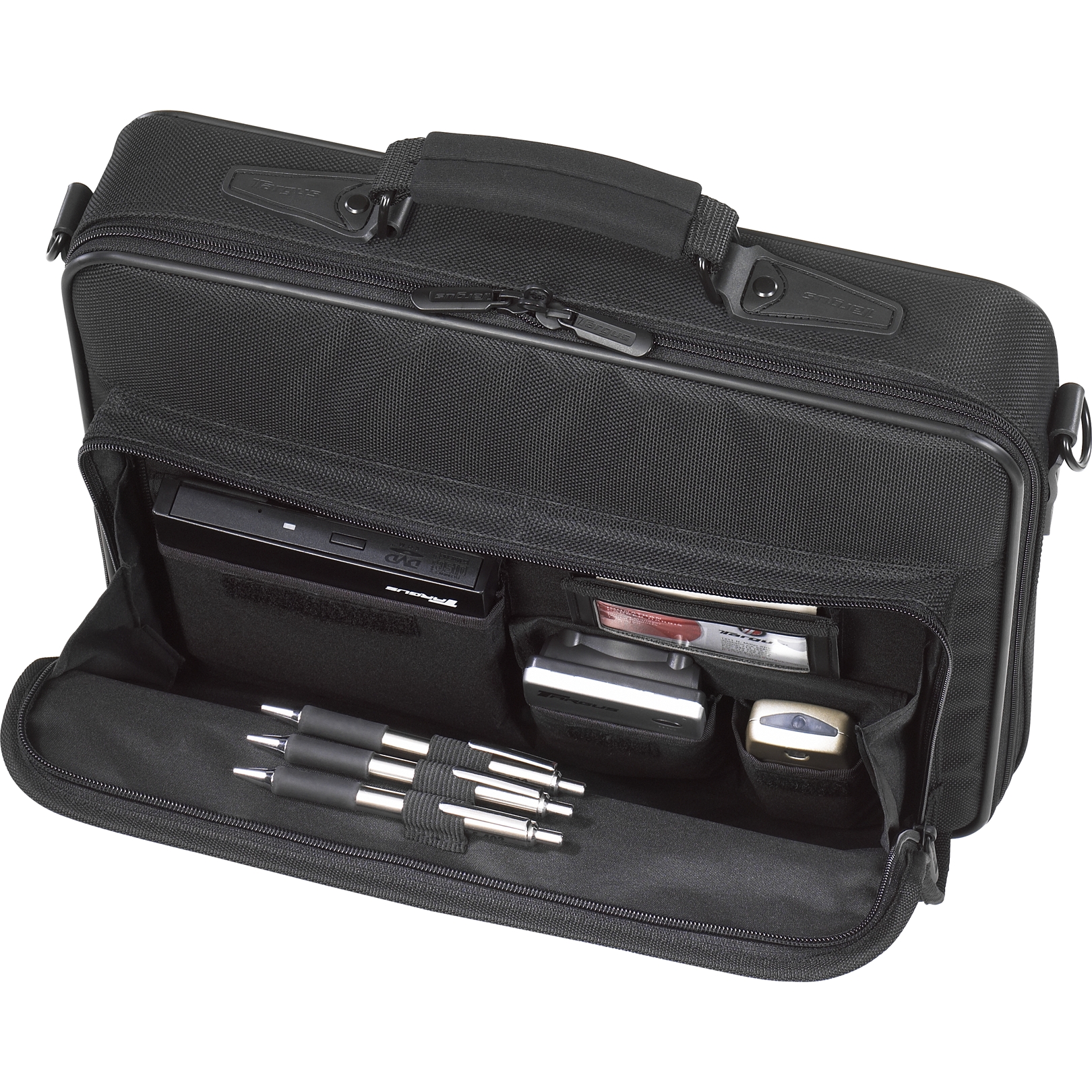 15.4” Premiere Laptop Case - TVR300 - Black: Briefcases: Targus