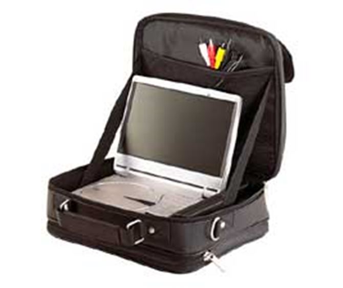 103” Leather Portable Dvd Player Case