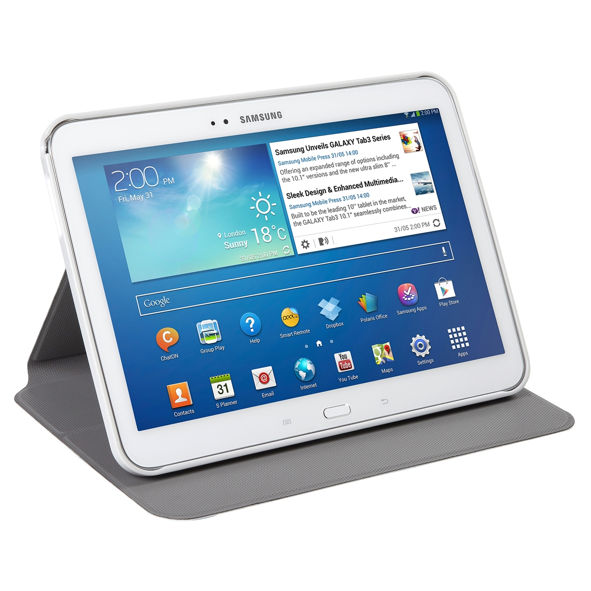 Hedendaags Pasen paus EverVu™ Samsung Galaxy Tab 4 10.1" Case - Blue
