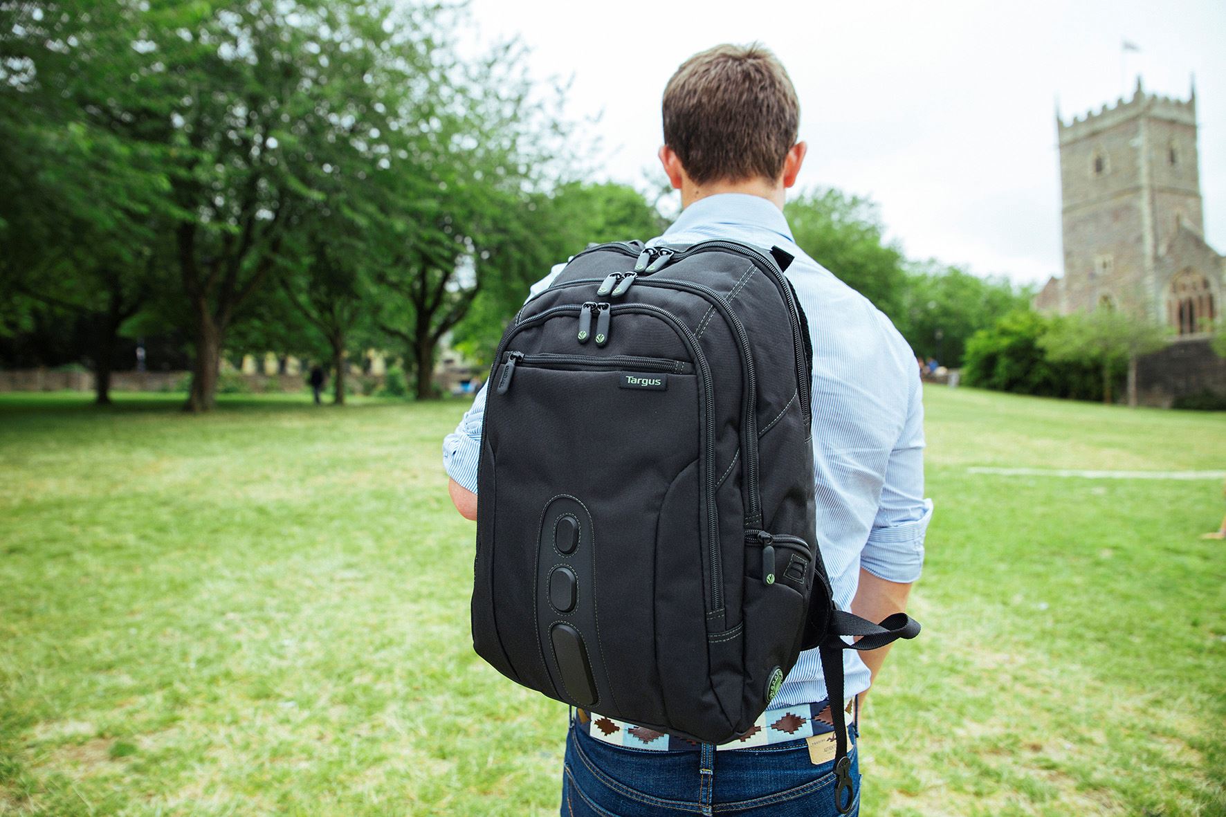 EcoSpruce™ Black Backpack - 15.6\
