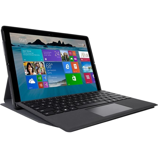 Folio Wrap + Stand for Microsoft Surface Pro 4 - THZ618GL - Black ...