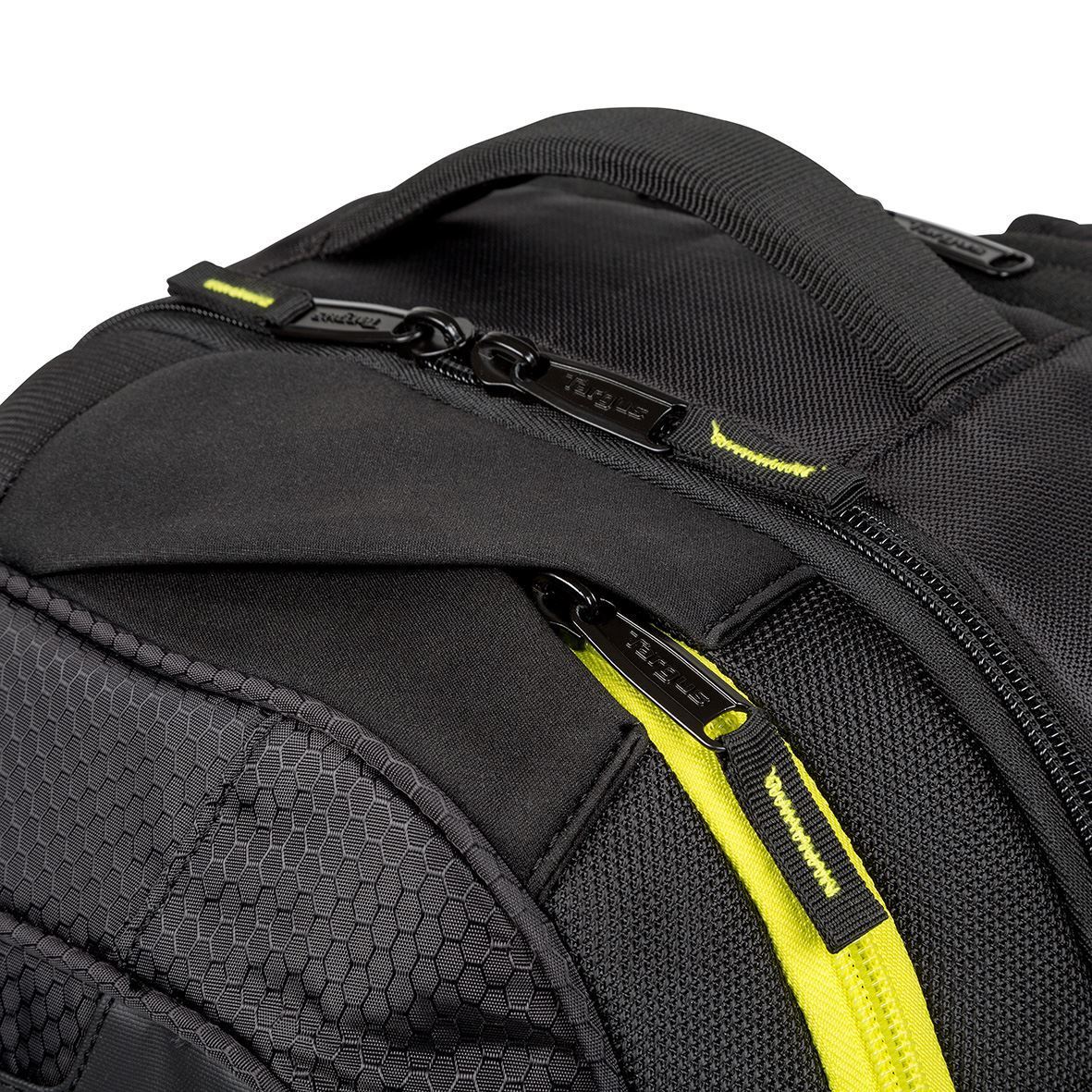 Work Play Rackets 15.6 Laptop Backpack Black Yellow