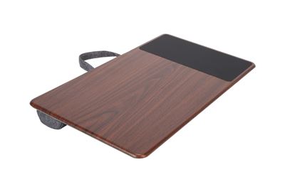 All Purpose Laptop Desk With Mouse Pad 15 6 Black Brown